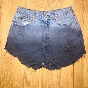 Vintage CK high waist shorts size 10 boho
